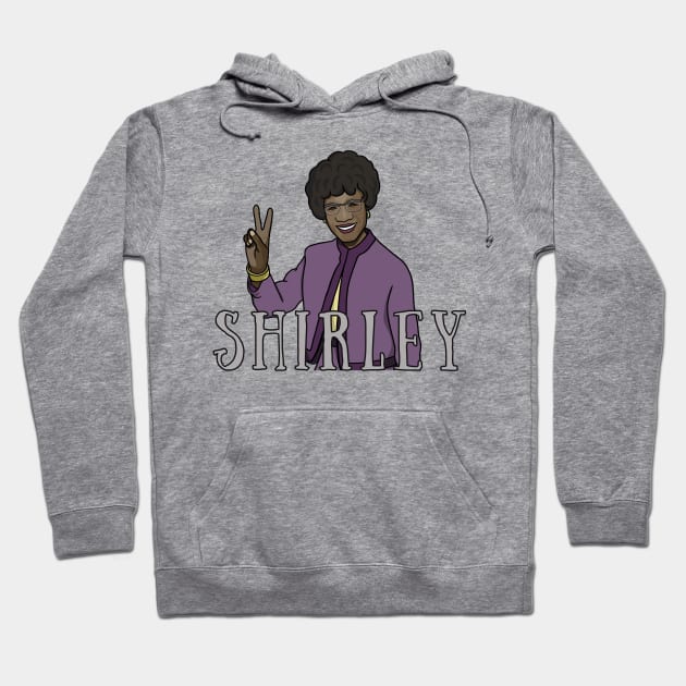 Shirley Chisholm Portrait Hoodie by History Tees